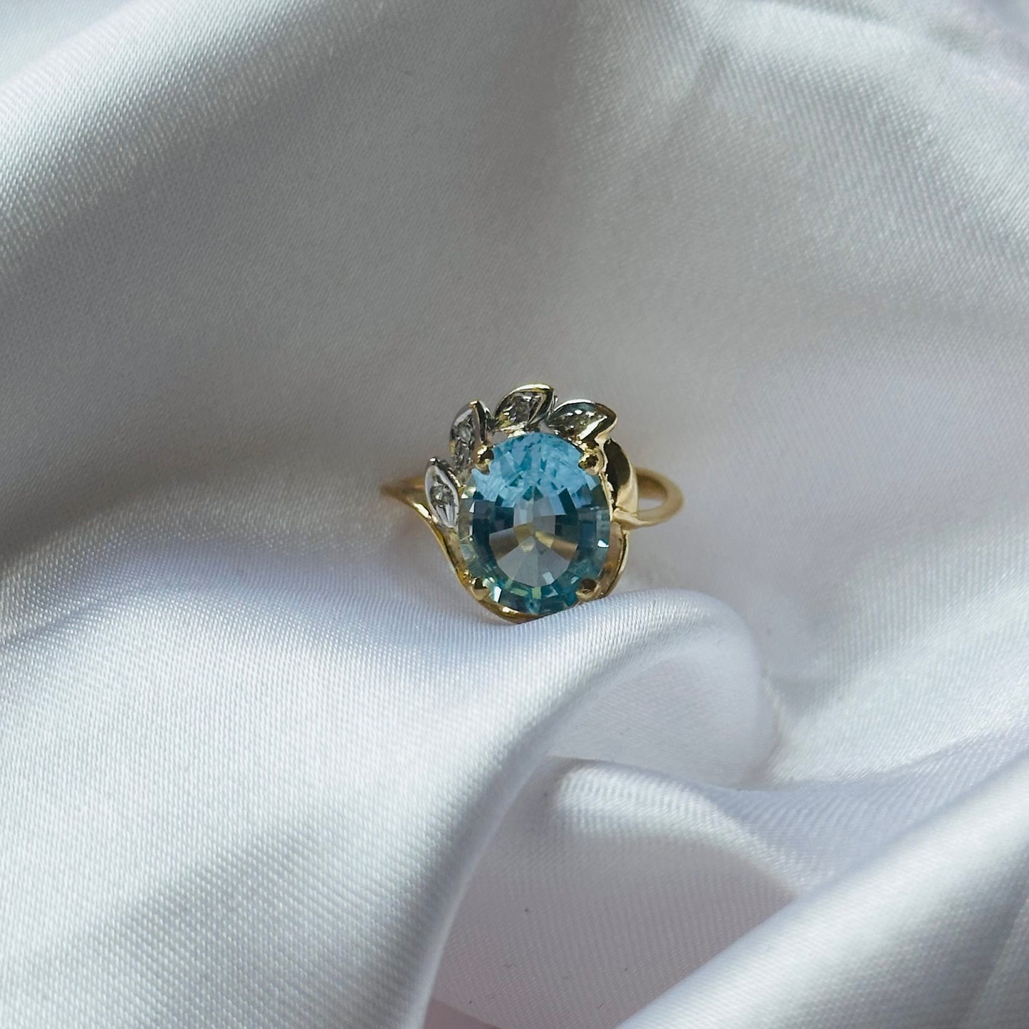 14k Bermuda Ring - Size 6