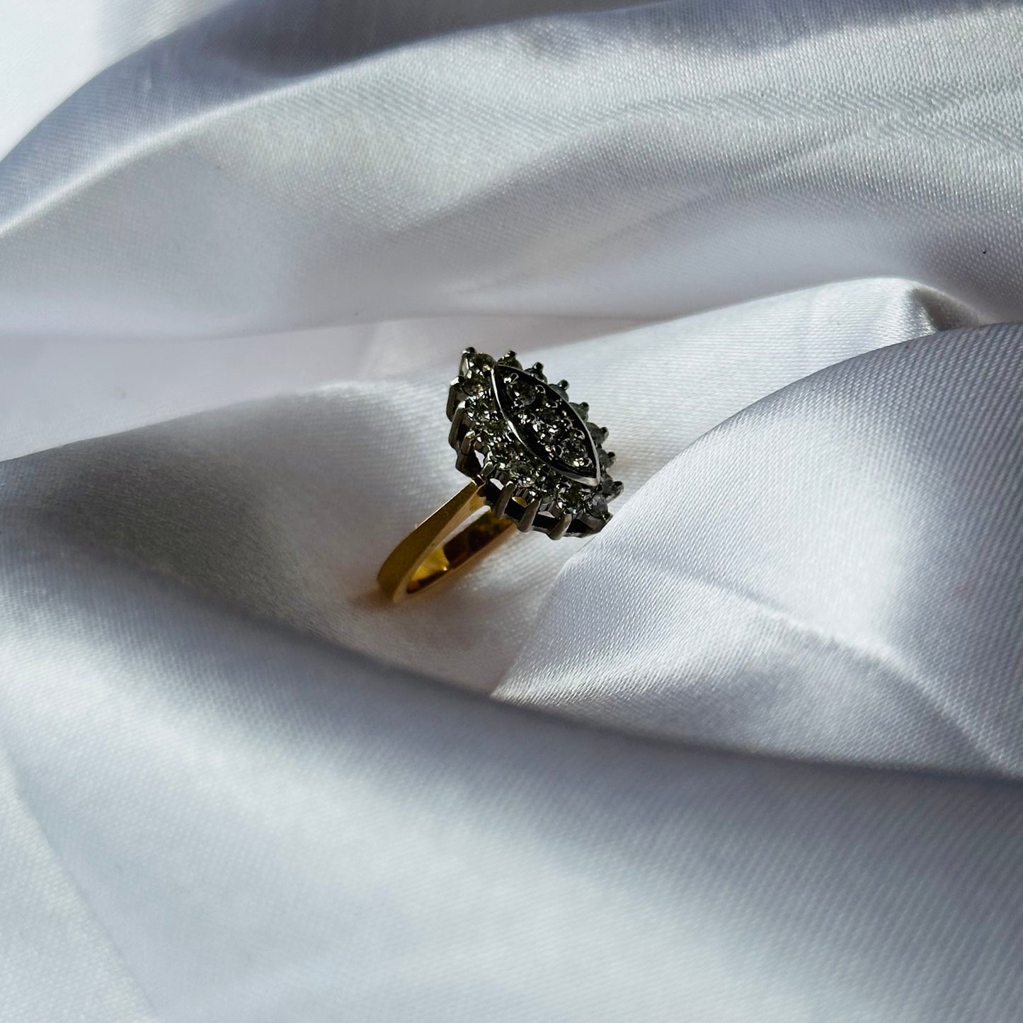14k Infinite Diamond Ring - Size 4