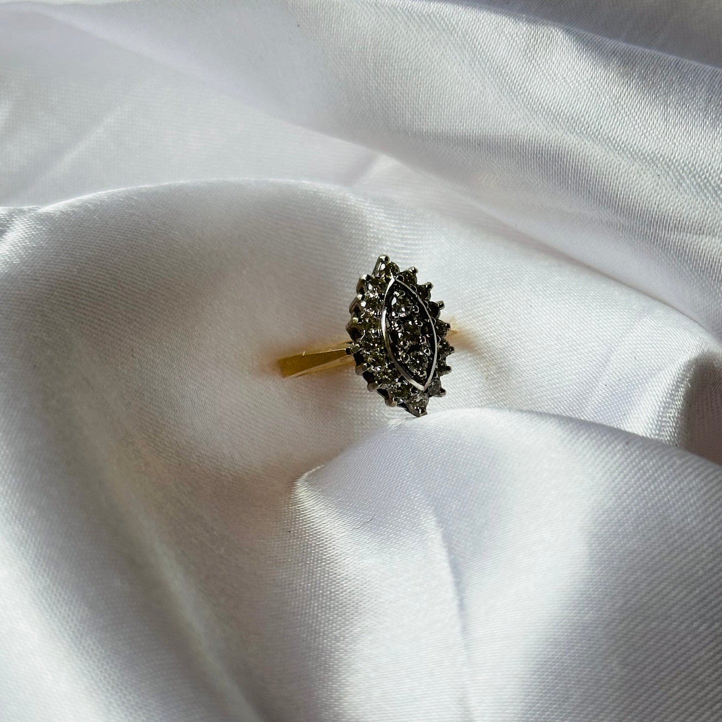 14k Infinite Diamond Ring - Size 4