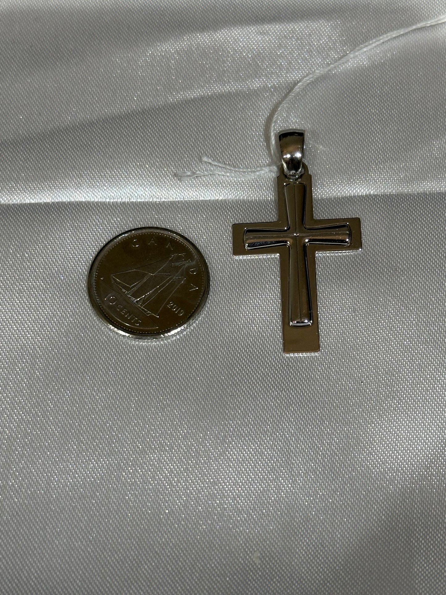 18k solid gold Cross Pendant
