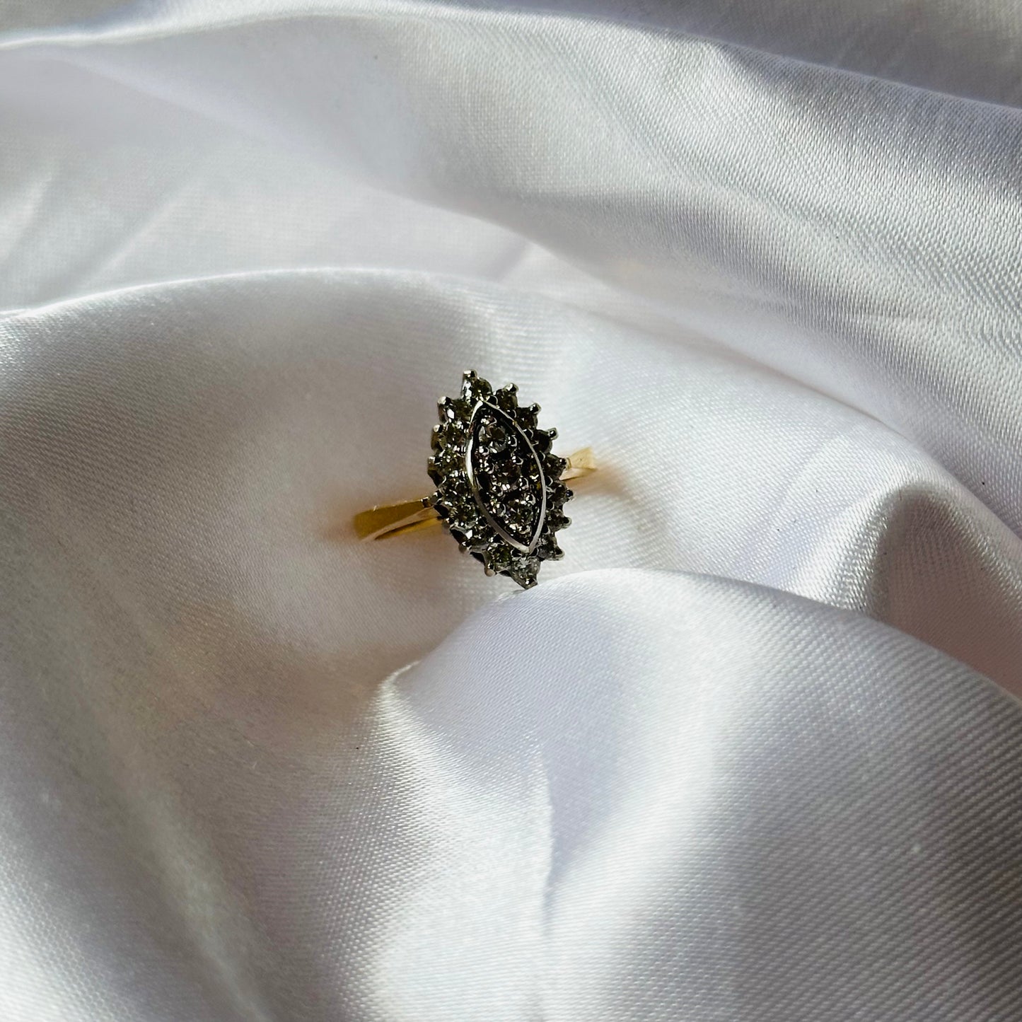 14k Infinite Diamond Ring - Size 4