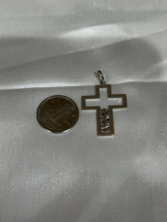 18k solid gold Cross Pendant