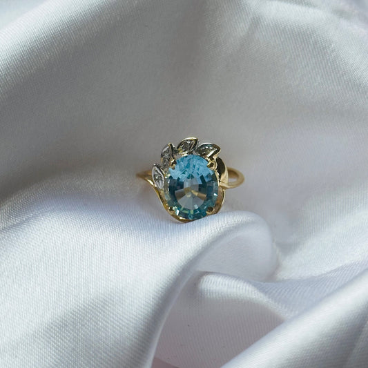 14k Bermuda Ring - Size 6