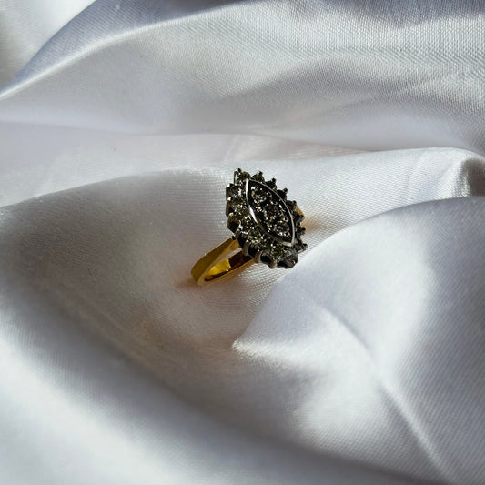 14k Infinite Diamond Ring - Size 4