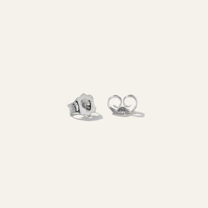 14k Solid Gold Lab Diamond Solitaire Earring Studs | 0.50ct each stud | 1ctw