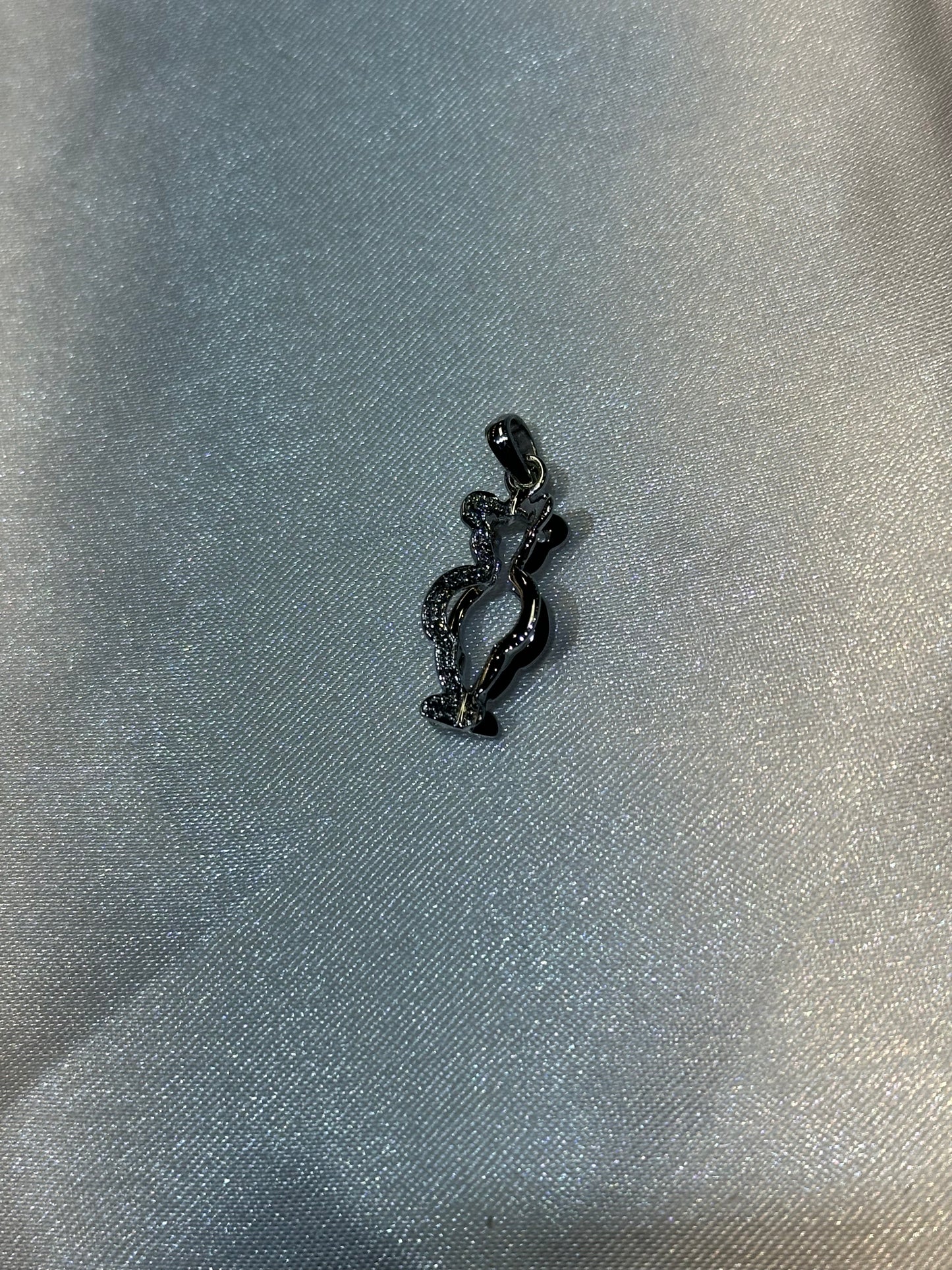18k Teddy Bear Diamond Pendant